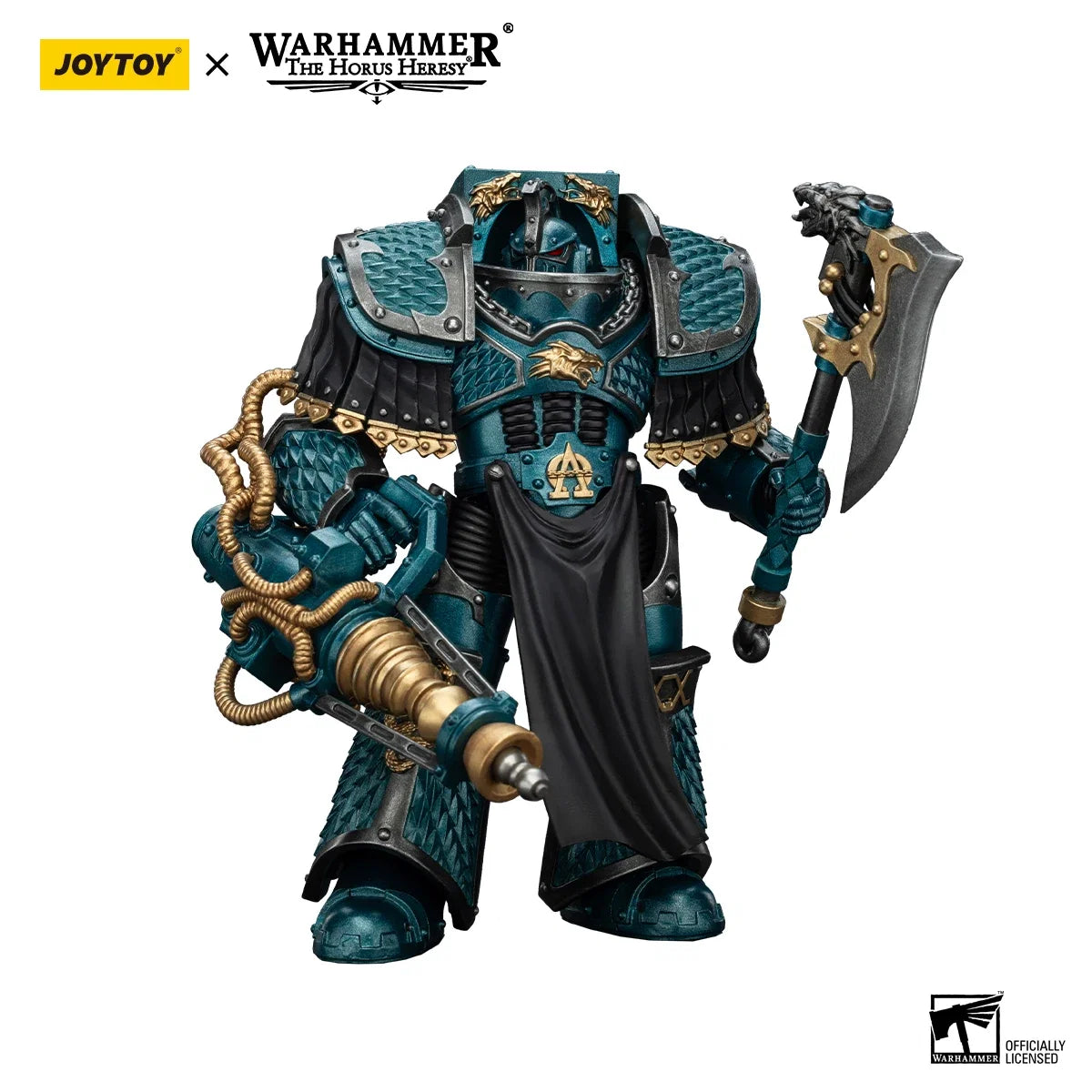 [IN-STOCK]JOYTOY Warhammer 30K 1/18 Action Figure Alpha Legion Lernaean Terminator 3PCS Anime Military Model
