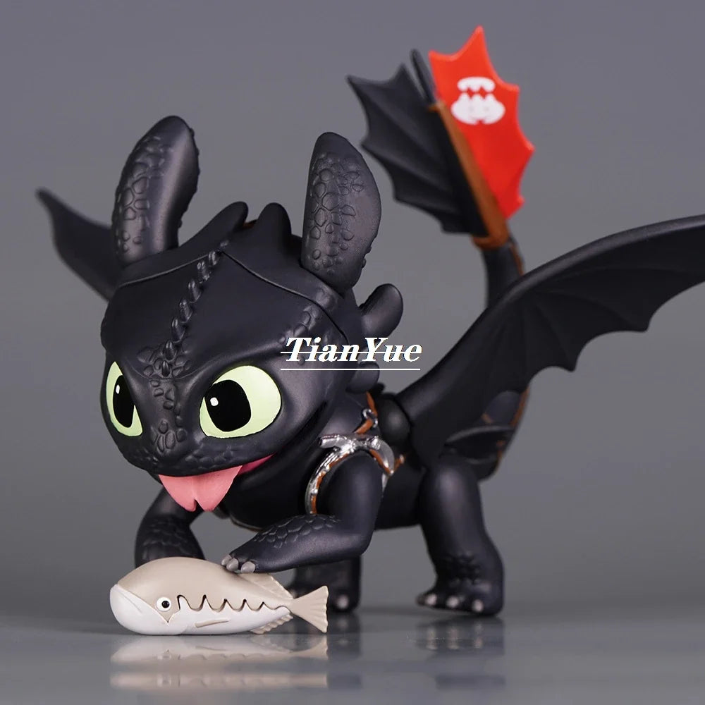 Anime Toothless 2238 Articulated Boxed Figure toy Decoration 8cm