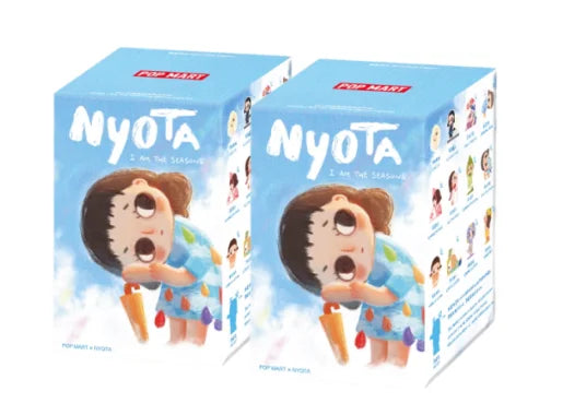 New Genuine Popmart Nyota I Am The Seasons Series Blind Box Cute Action Figures Toys Mystery Box Collectible Model Toy Gift