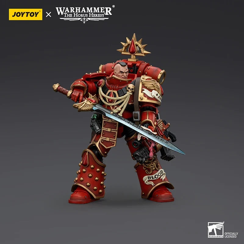 Joytoy Warhammer 40k 1/18 Action Figures Anime 12.6cm Blood Angels Raldoron First Captain Of The Blood Angels Model Gift Collect