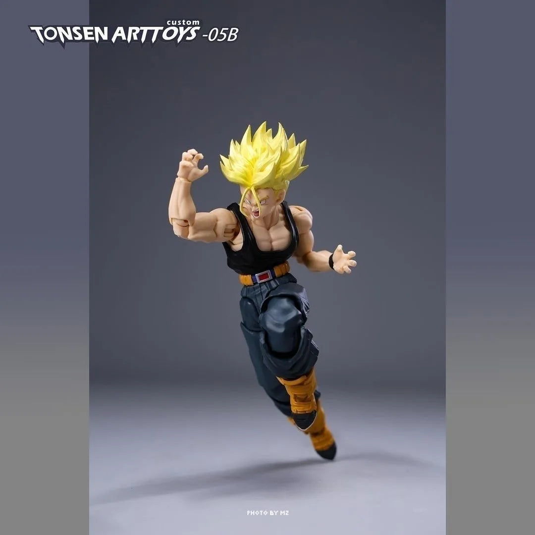 In Stock Tonsenarttoys Tonsen Arttoys Kamione Super Saiyan SSJ SSJ2 Trunks 05a 05b Dragon Ball Z Action Figures Model Toys Gifts