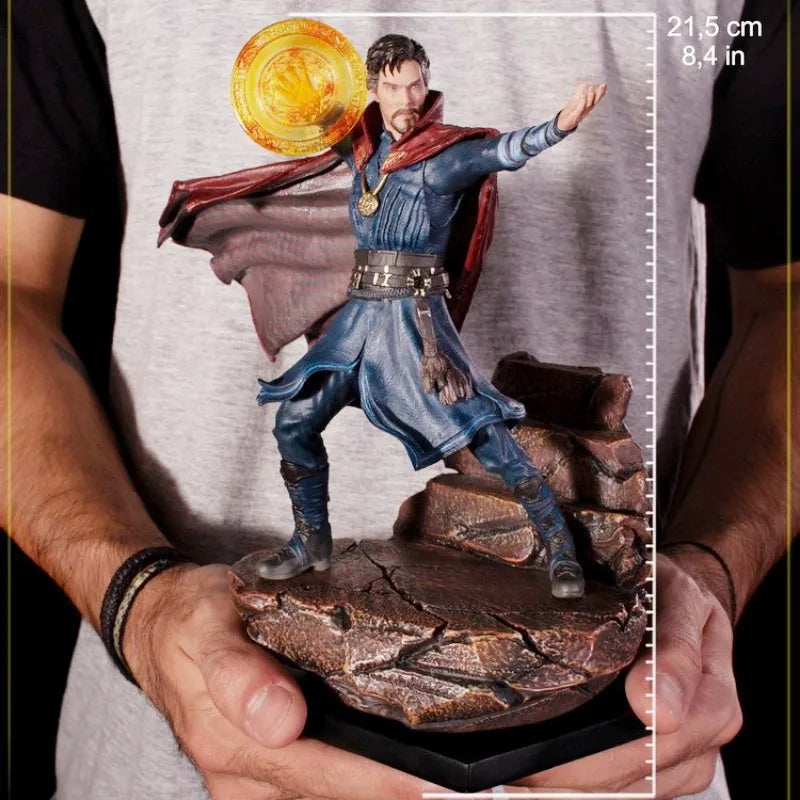 Marvel Avengers Anime 20cm Action Figure Captain America Spider Man Steve Rogers Black Figurine Model Toy Christma Birthday Gift