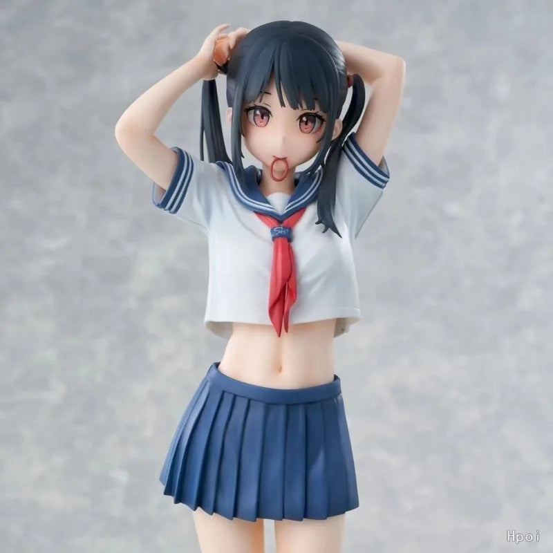 Lnside the sailor suit, the student uniforms the beautiful girl's hand-made secondary artwork decoration model.
