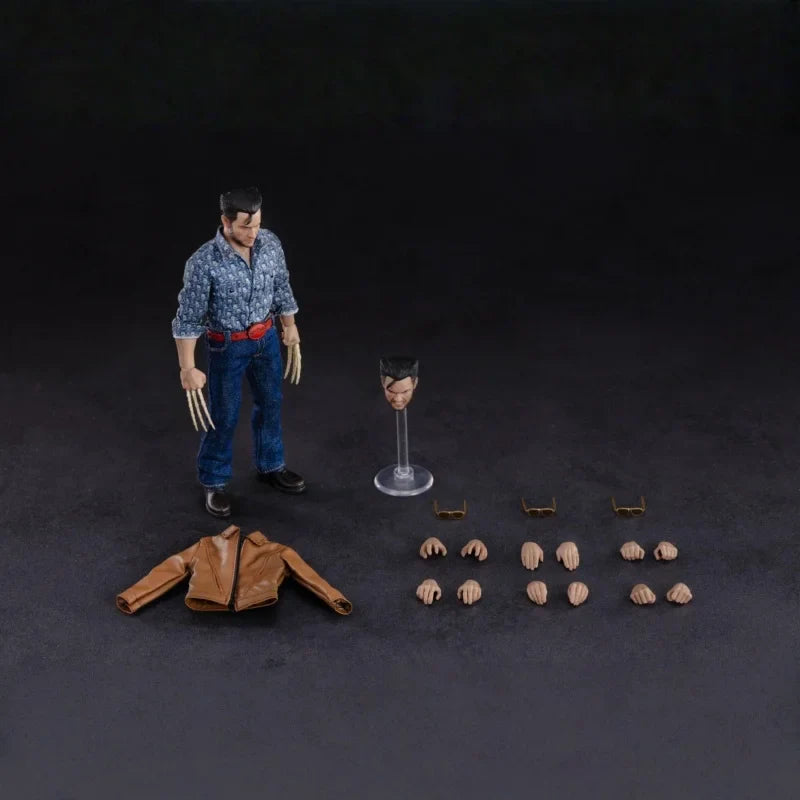 NWTOYS 1/12 Männlicher Soldat James Howlett Logan X-Men Superheld Wolverine Hugh Jackman 6 Zoll Actionfigur Modell Spielzeug