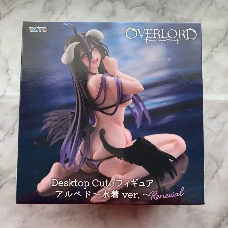 In Stock TAiTO Desktop Cute OVERLORD Shalltear Bloodfallen Albedo ~Swimming Suit Ver.~ PVC 13CM Anime Action Figures Model Toy