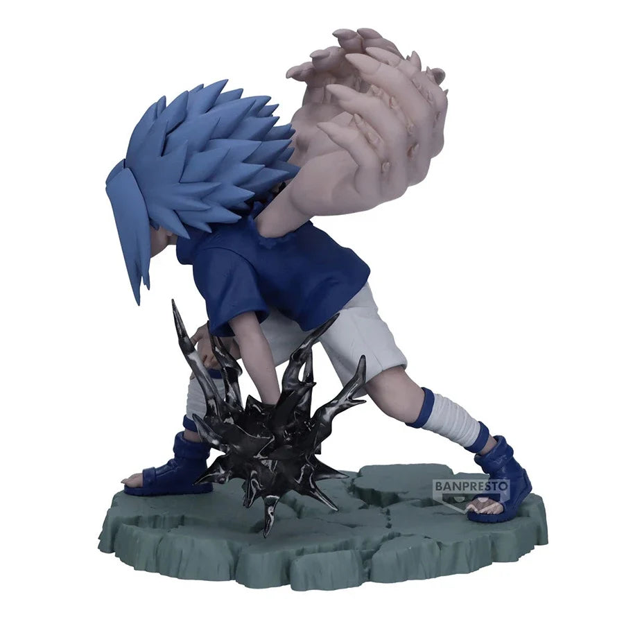Original Banpresto Naruto Anime Figurines Memorable Saga Uchiha Sasuke PVC Action Figures 100mm Figurals Collectible Model Toys