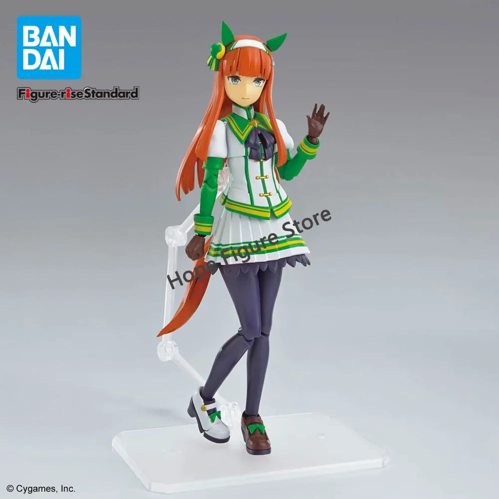 In Stock Original BANDAI Figure-rise Standard Uma Musume Pretty Derby Silence Suzuka Figure Anime Action Assembled Model Toy
