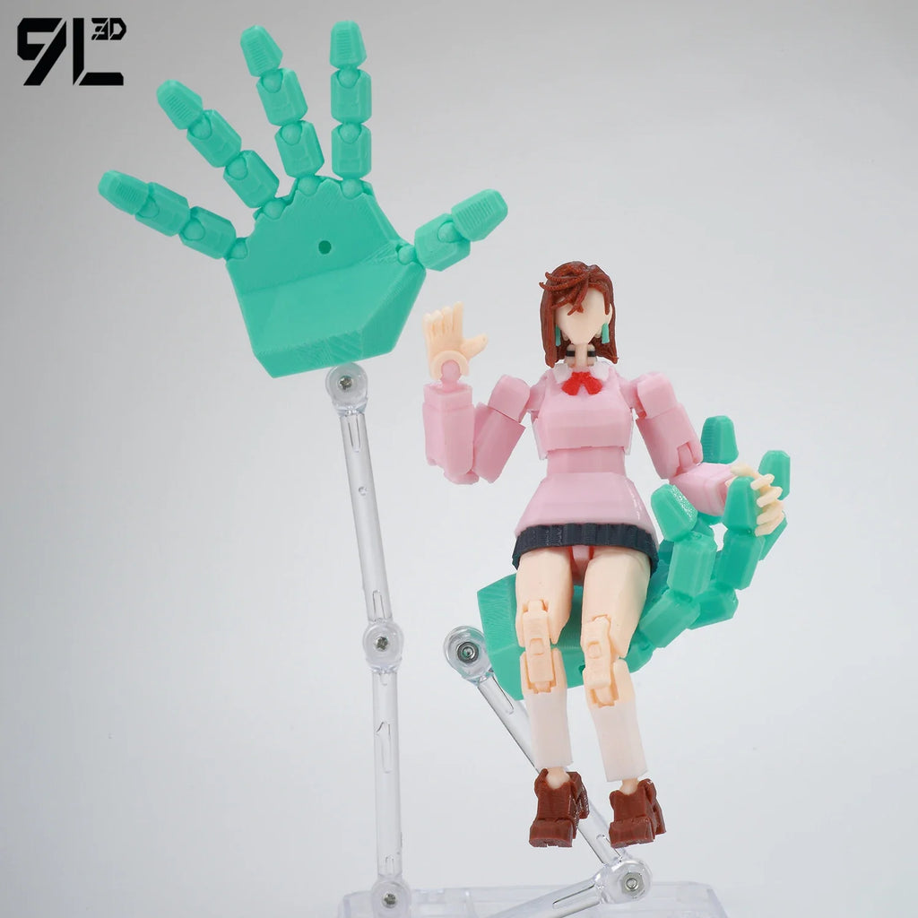 9L3D Dandadan Heroes AyaseMomo Dantalian LUCKY13 Titan13 Multi-Jointed T13 Dummy13 Anime Action Figure Collectible Toys Gifts