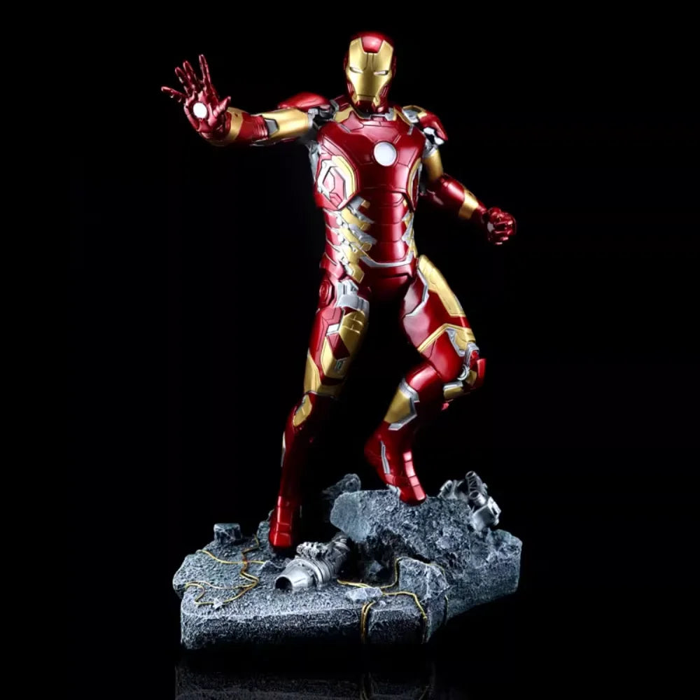 in stock 50cm The Avengers iron man popular action figure Desktop Decor Collection Toy for Kid Birthday & Spring Festival Gift