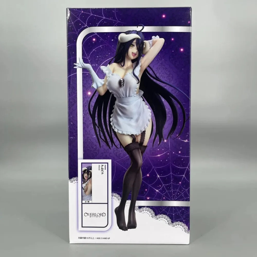 In Stock ElCOCO Original Genuine Overlord IV Albedo Coreful Figure Maid Ver 26.2cm Sexy Collections Model Toy Anime Figures Gift