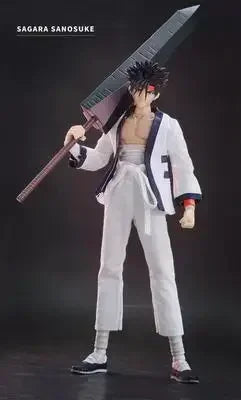 New Dasin GT Model Rurouni Kenshin HIMURA KENSHIN Himura SHF 1/12 Red / Blue/ 2nd Release PVC Action Figure Anime Model Toy