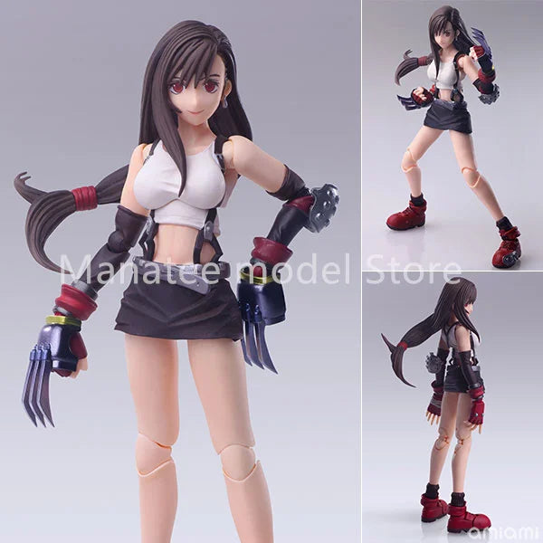 Square Enix Original Final Fantasy VII Bring Arts Tifa Lockhart PVC Action Figure Anime Model Toys Collection Doll Gift