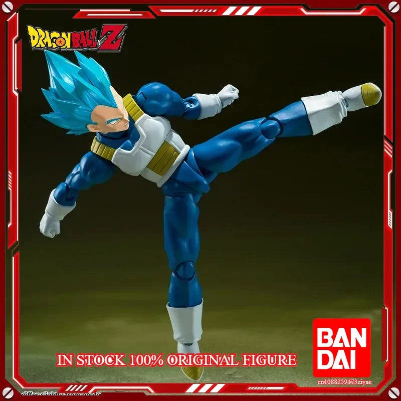In Stock 100% Original Bandai S.H.Figuarts Shf Super Saiyan God VEGETA The pride of Saiyans Anime Action Collection Figures