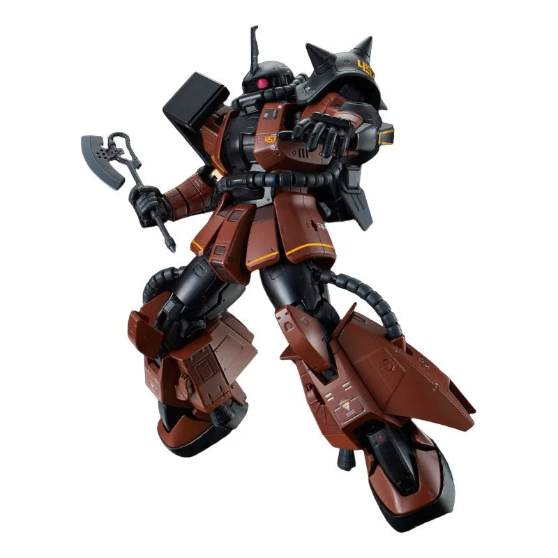 Bandai Original RG Web Exclusive Version MS-06R-2 GABBY HAZARD'S ZAKU Anime Action Figure  Assembly Model Toys Gifts