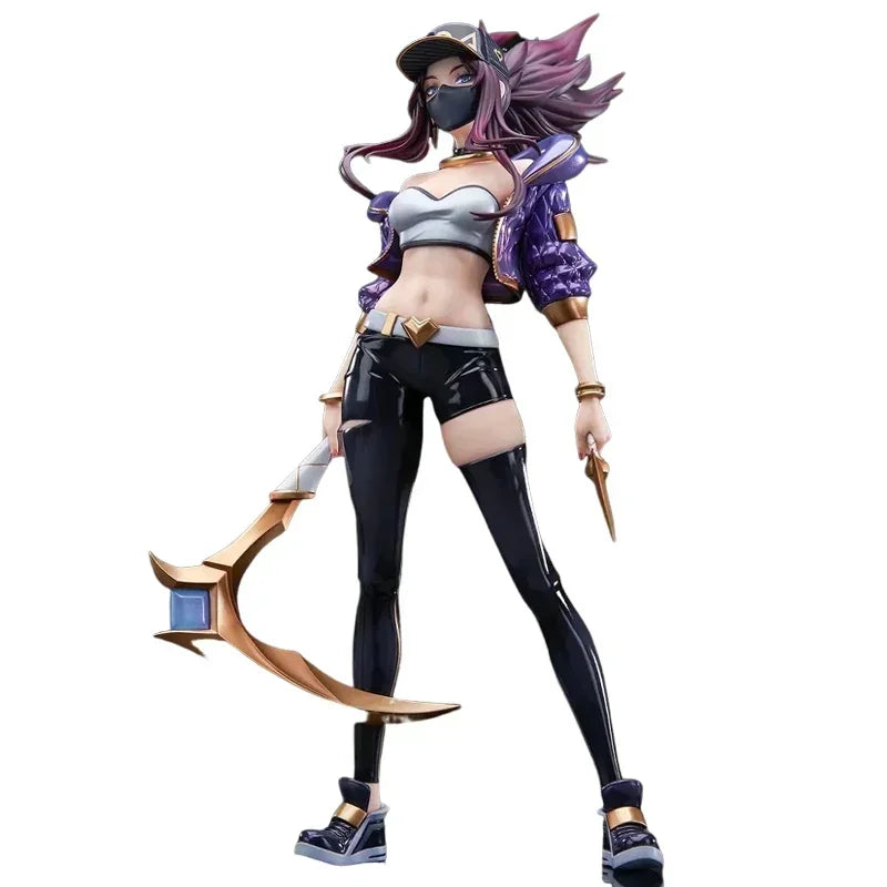 APEX INNOVATION K/DA Akali The Rogue Assassin PVC Figure Collectible Model Figurine Genuine Character Model Toy Gift Collection