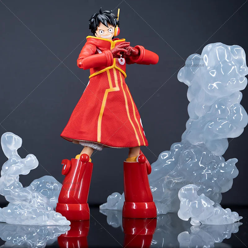 1/12 Scale Male Clothes Hemline ONE PIECE Egghead Island‌ Monkey D. Luffy Japanese Anime For shf 6-inch Action Figure Soldier