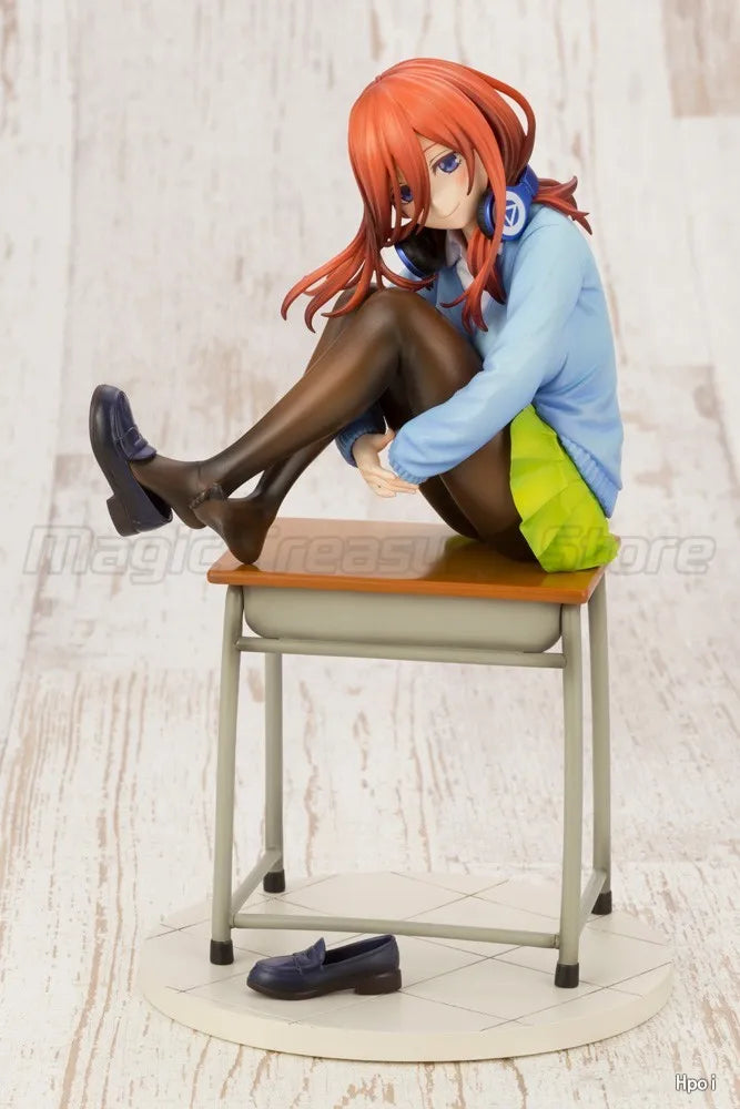 【MT】Original KOTOBUKIYA The Quintessential Quintuplets Nakano Miku 1/8 Scale Figure Toy Model Collection