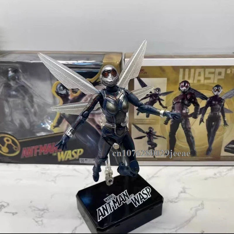 SHF Anime WASP Figure ANT-MAN 2 Series Action Figure Model Toys Collectible Toys Birthday Gifts for Friends