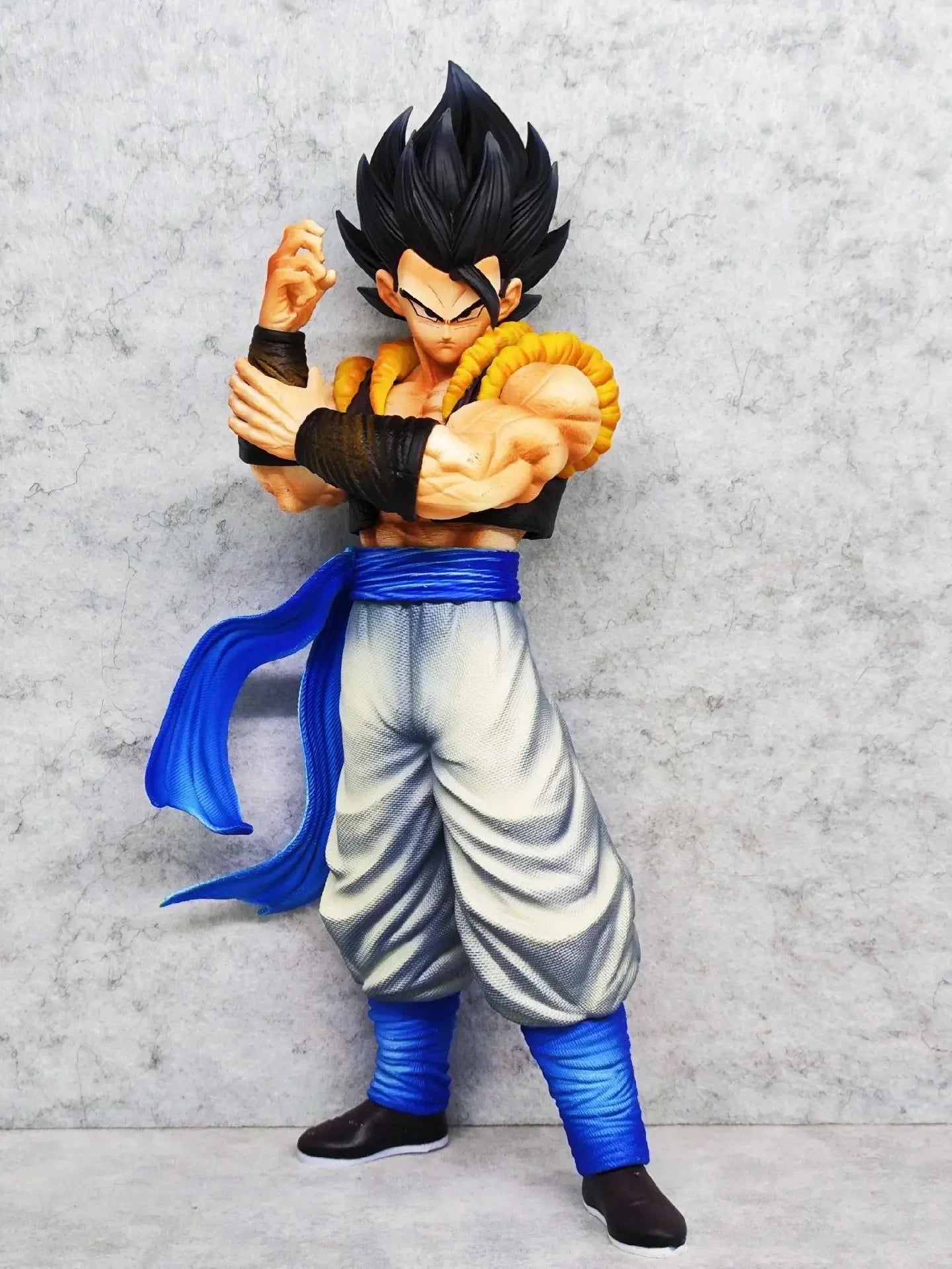 Anime Dragon Ball Z Warriors 27cm Gogeta Double Head Action Figure DBZ Super Saiyan Gogeta Doll Action Figure PVC Statue Series