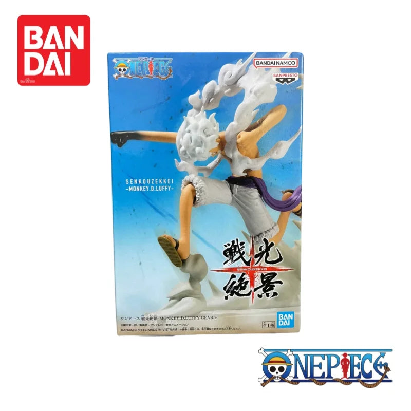 In Stock Original Bandai Banpresto One Piece Monkey D Luffy and Rob Lucci Figurine 100% Genuine Action Figure Anime Merchandise