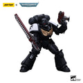 JOYTOY Warhammer 40K 1/18 Action Figure Space Marines Black Templars Outriders Brother Valtus Anime figures Toys Model