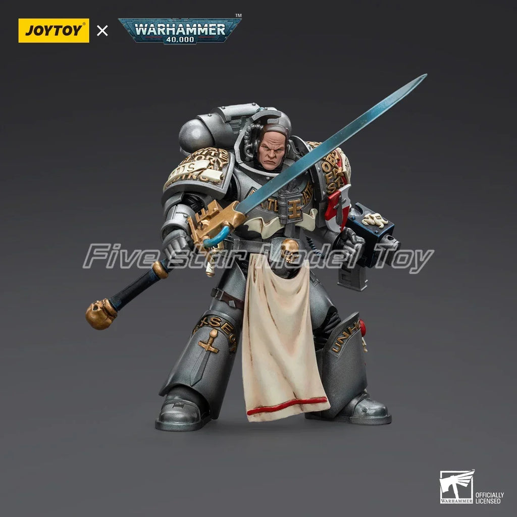 【SF】JOYTOY 1/18 Action Figures  Warhammer 40K Grey Knights Strike Squad Justicar  Model Toys Gifts Collection