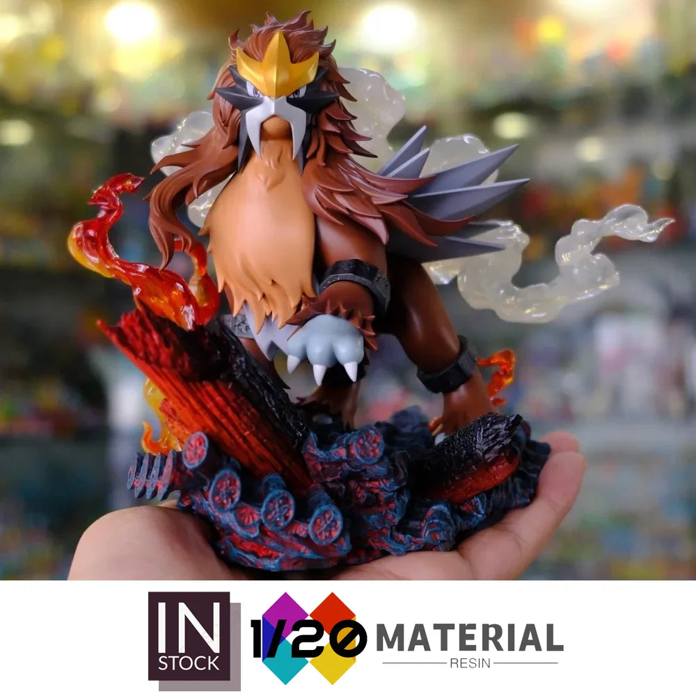 [In Stock]1/20 Resin Scale World [PALLET TOWN] - Suicune & Entei[Split RE-MENT]