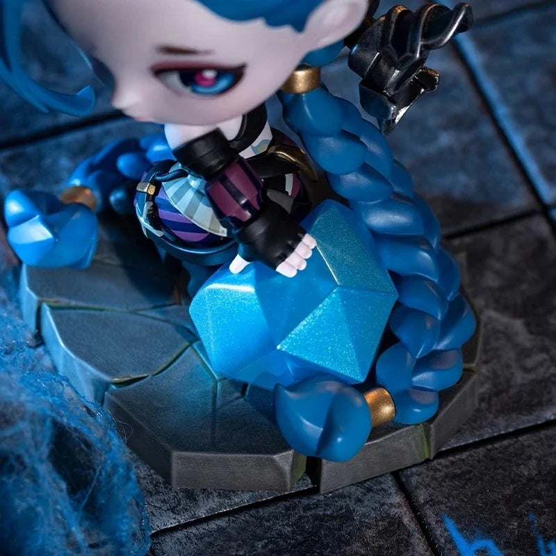 Lol League Of Legends Arcane Jinx Anime Game Chibi Figure Q Version Ornaments Game Peripherals