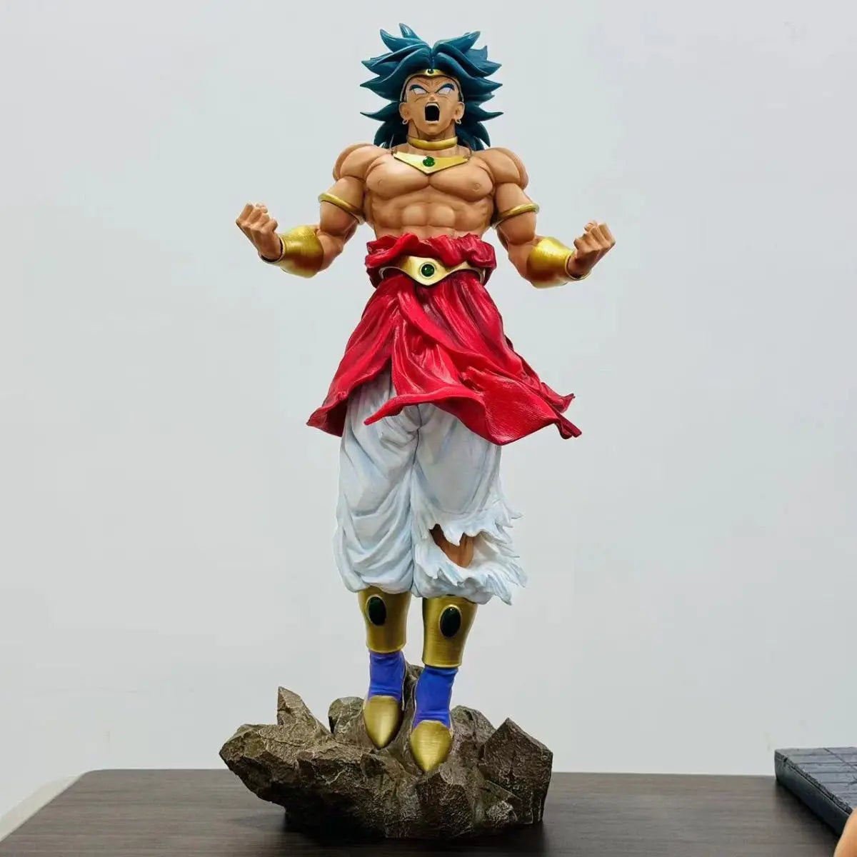 58cm Dragon Ball Anime Figure Broli Double Head Replaceable Action Figurine PVC Peripheral Model Collection Statue Desk Gift Toy
