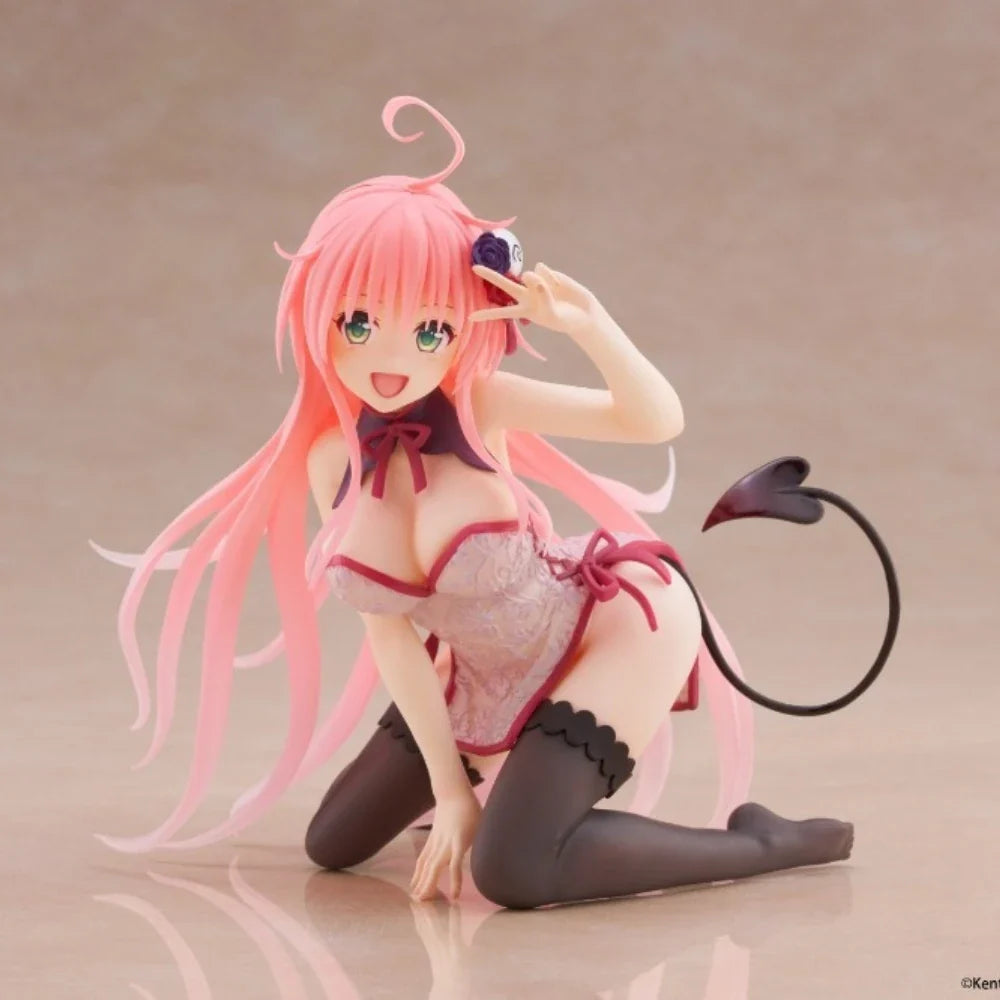 In Stock Taito Original Genuine To Love-Ru Darkness Desktop Cute Figure Lala Satalin Deviluke ChineseDress 13cm Model Toy Figure
