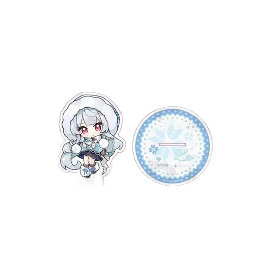 GRAY RAVEN：PUNISHING 6th Anniversary Link ORBcafe Acrylic Stand Luna Figure Standing Plate Liv Figur Winter Acrylic Statue Toy