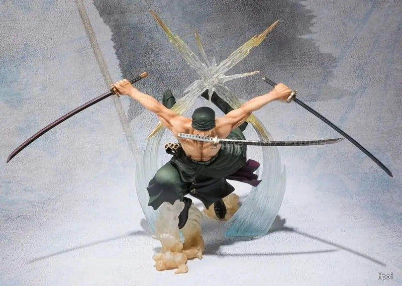 【In Stock】Original BANDAI SPIRITS FiguartsZERO ONE PIECE Roronoa Zoro Battle Ver Figure Collection Model Ornament