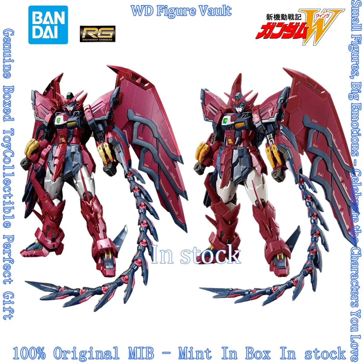 Auf Lager Bandai RG 1/144 Gundam Base Limited Gundam Epyon [Special Coating] Figuren Anime Modell Original verpackt Spielzeug Geschenk
