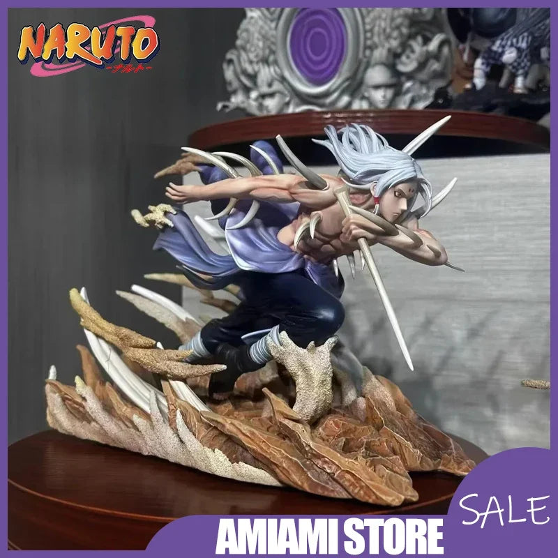 18cm Naruto Kimimaro Shikotsumyaku Charge Series Japanese Anime PVC Action Figure Game Statue Collection Model Doll Box Toy