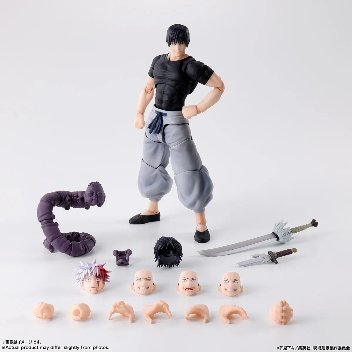 Original BANDAI Jujutsu Kaisen Anime Fushiguro Toji S.H.Figuarts Anime Figure Action Figurine Model Figuarts Collector Toys
