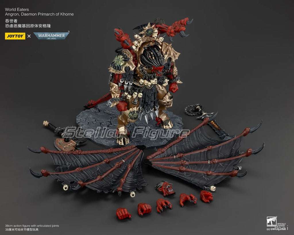 【SF】JOYTOY 1/18 Action Figure World Eaters Angron Daemon Primarch of Khorne Model Toys Gifts Collection Ornaments