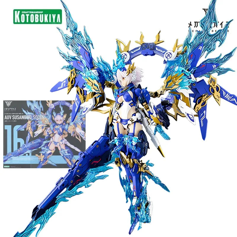 Kotobukiya MEGAMI DEVICE Model Kit - AUV SUSANOWO GUREN (Red Mech Girl) 1:1 Scale Assembly Figure | Customizable Collectible