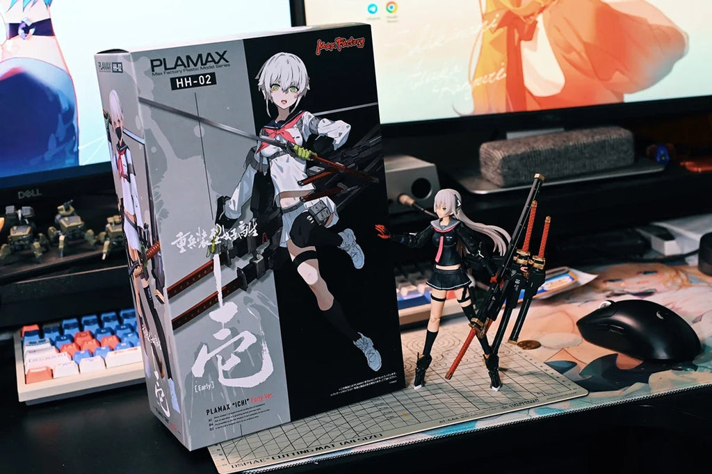 100% Original in Stock Max Factory Plamax Heavily Armed High School Girls Ichi Early Ver. Action Figure Collection Series
