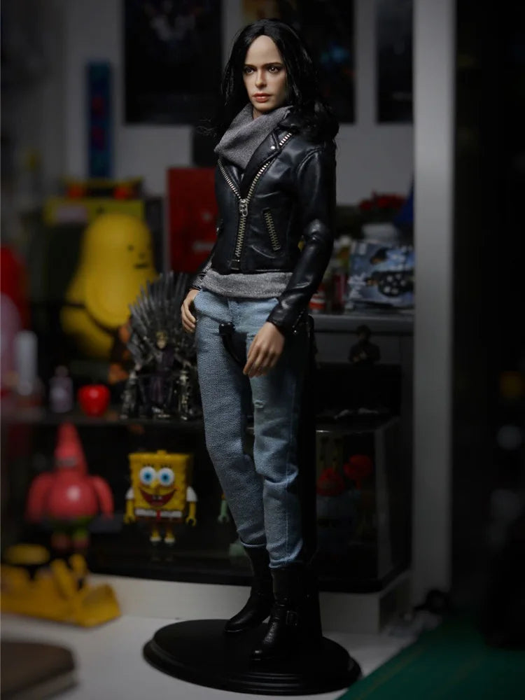 Vimal X Eleven Custom No Box 1/6 Indian Female Soldier Collectible Model Toys Jessica Black Curl Hair 12" Full Set Movable Doll