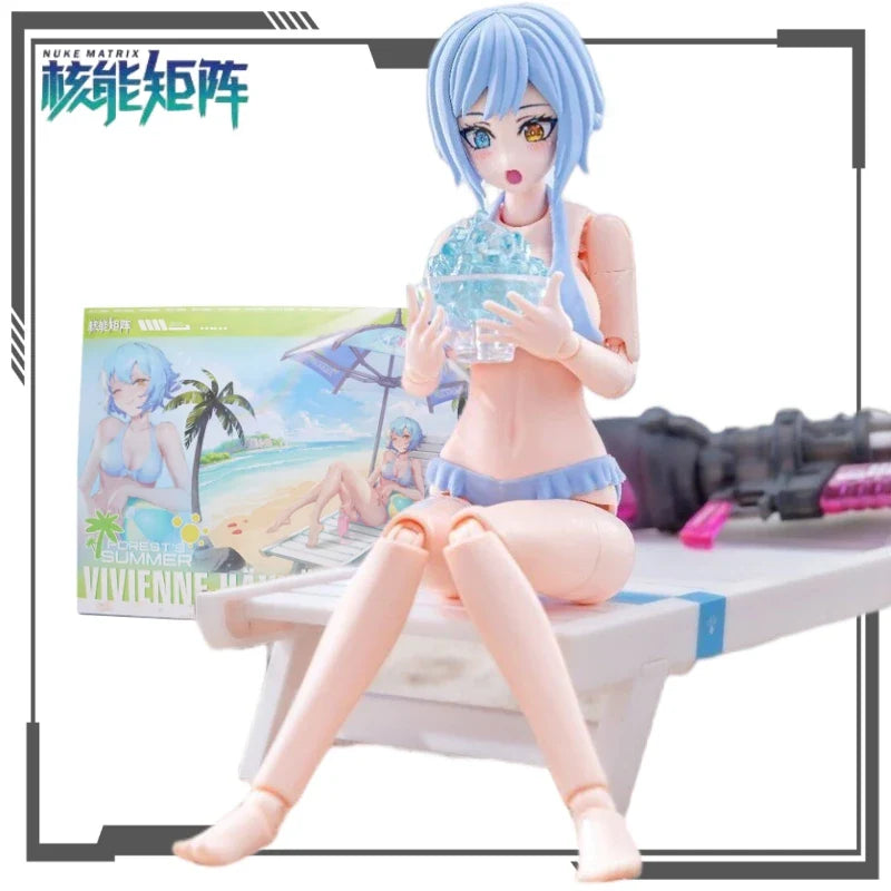 Nuclear Matrix Gynoid Special Edition Vivian Haye - Shining Summer Ver. Anime Figuren Spielzeug für Jungen Sammlermodell Ornamente
