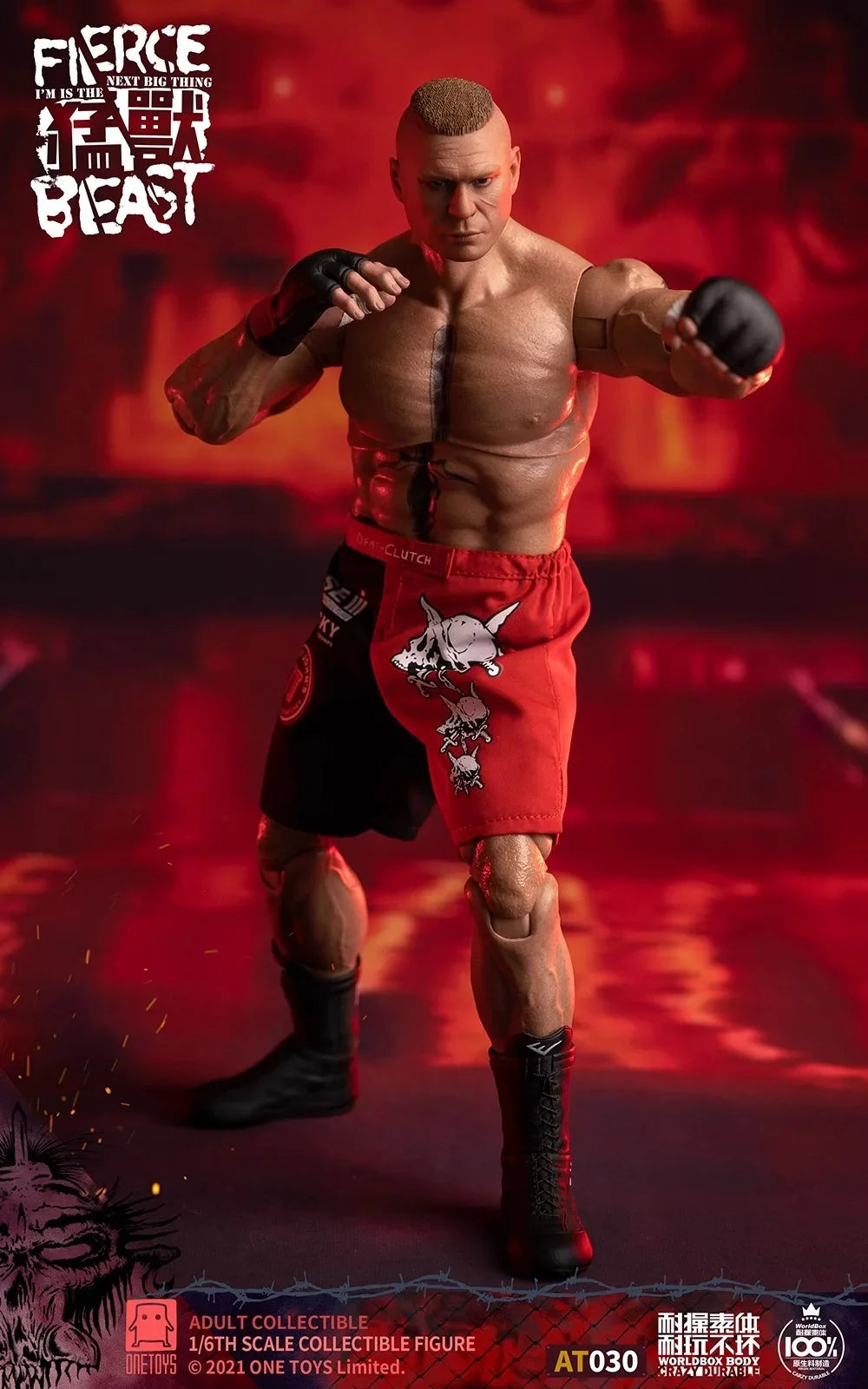 OneToys OT013 1/6 Scale Male Soldier Double Champion The Beast Incarnate Brock Lesnar Full Set 12" Action Figure Model Doll Toys