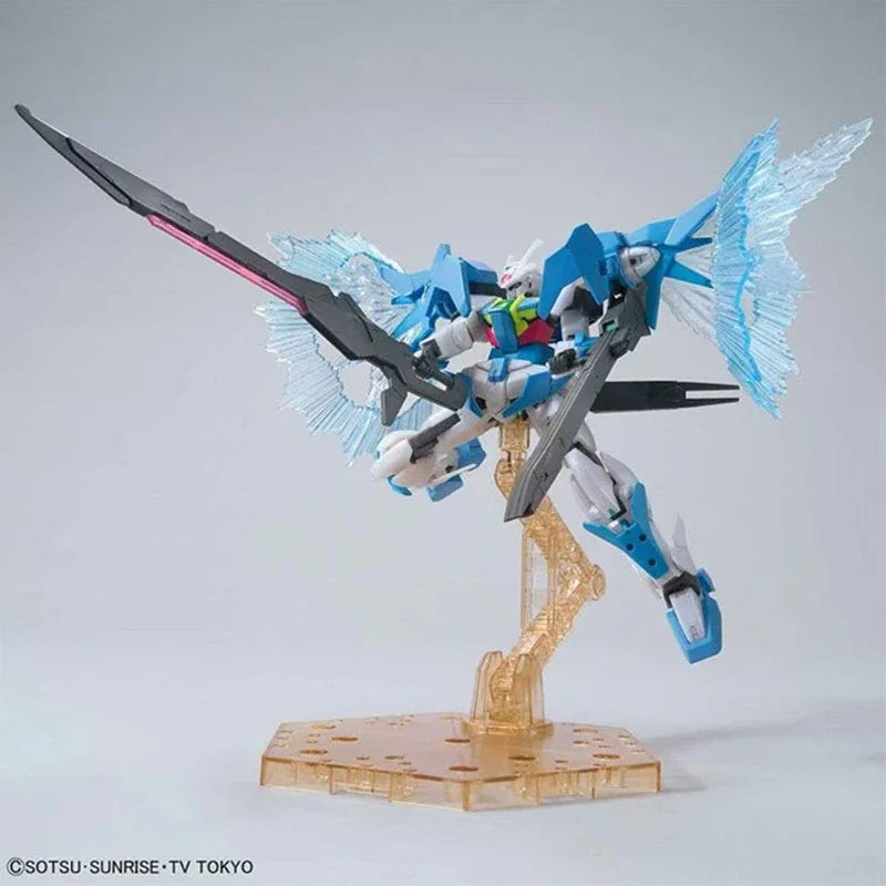 Bandai Original HG GLNOAM 00 SKY HIGHER THAN SKY PHASE Anime Action Figure Assembly Toys for Gift Collectible Model