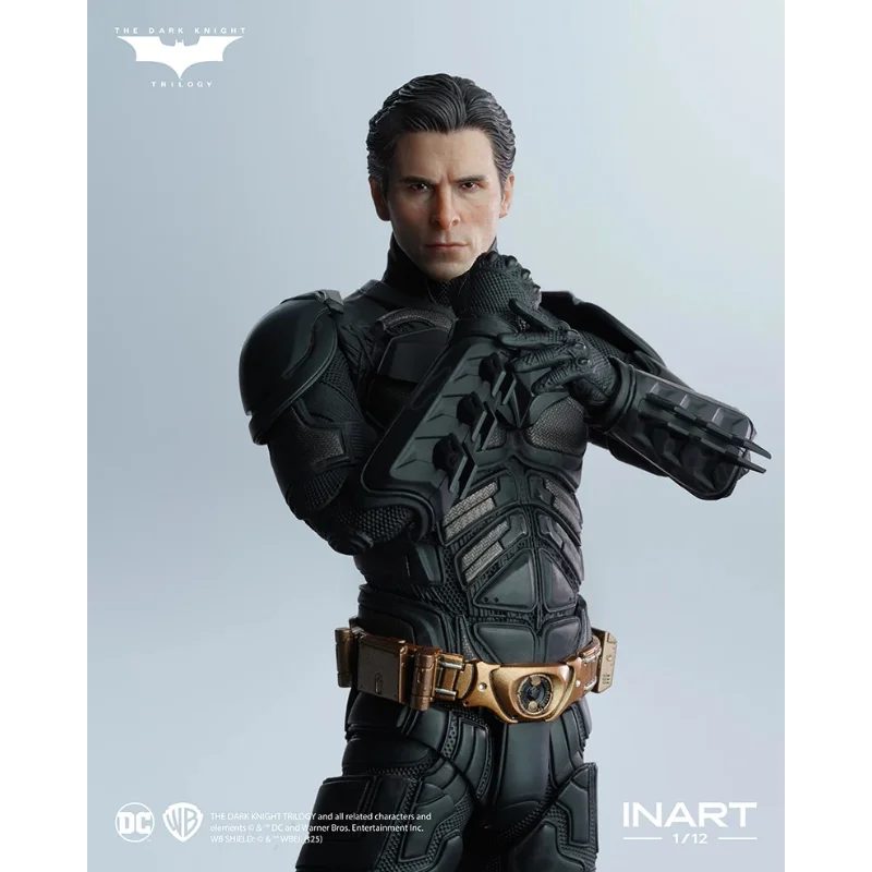 【In Stock】 Batman The Dark Knight Trilogy 1/12 Bat Man Anime Model Toys for Boys Gifts Original Box Anime Figure Model Toy