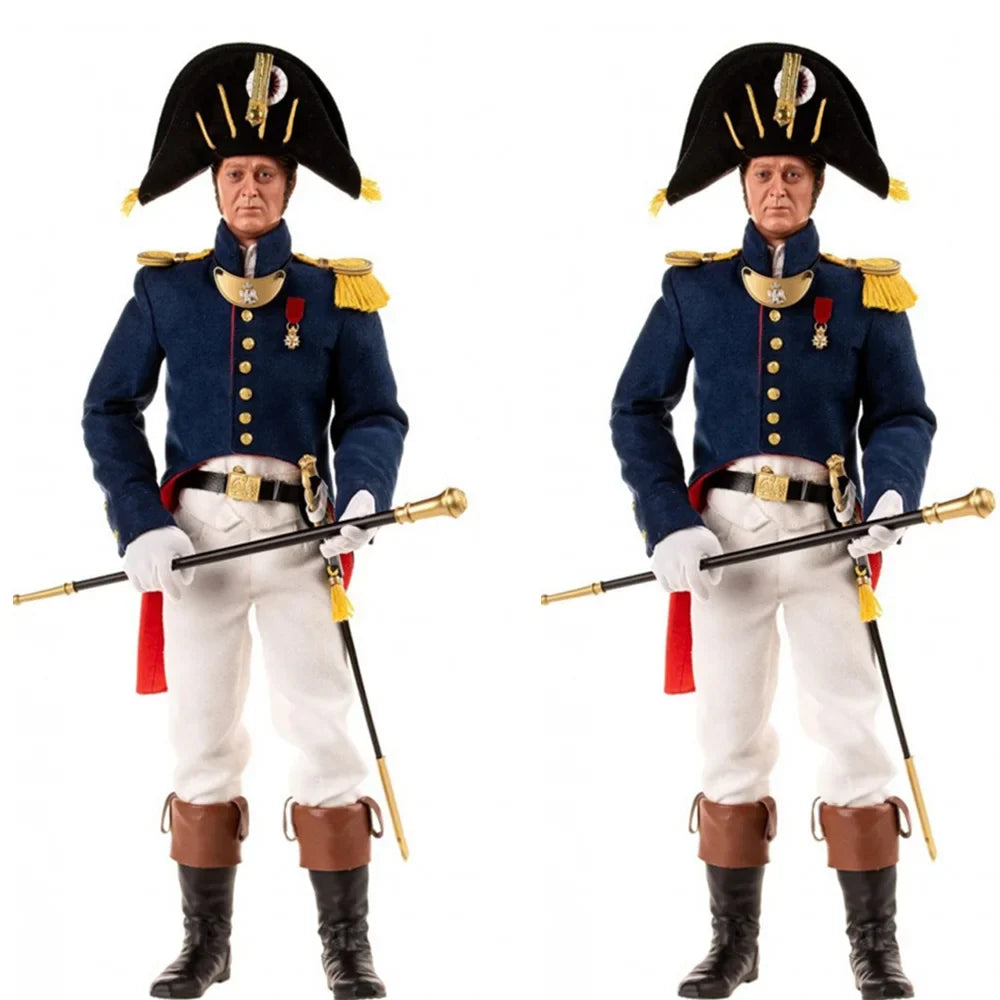 Brownart Ba-0007 1/6 Male Soldier Napoleonic Praetorian Guard Lieutenant Blue Uniform Soldiers Full Set 12'' Action Figure Body