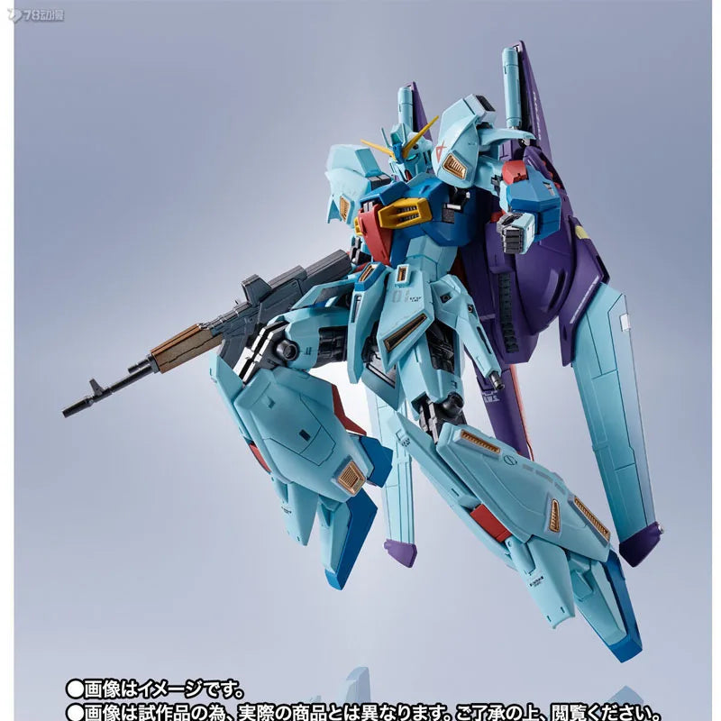 Bandai Original Mobile Gundam METAL ROBOT RGZ - 91B Re - GZ CUSTOM Anime Action Figures Toys for Boys Gift Model Ornaments
