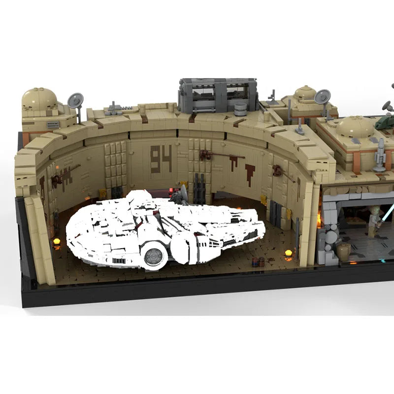 New Star Movie Moc Building Block Model Spaceship Docking Bay Module Building Block Gift Children's Toy DIY Assembly Set