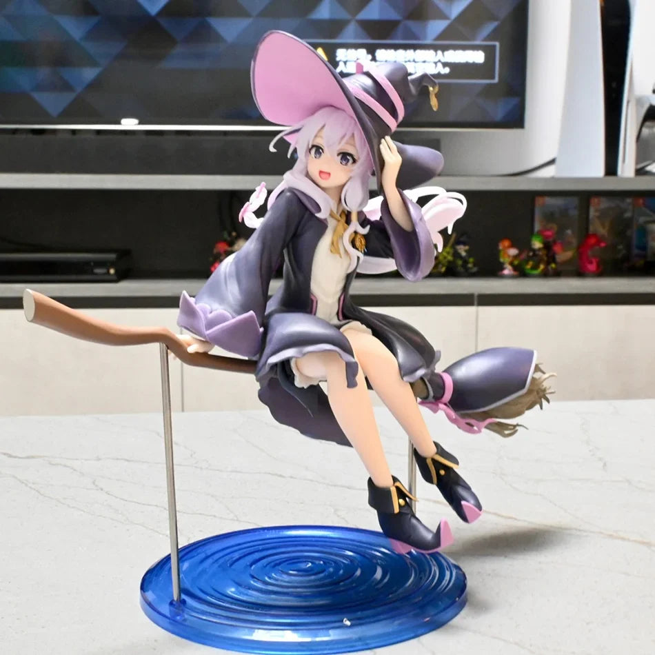 New The Journey of Elaina Anime Figure Witch Elaina Action Figure PVC Collection Model Doll Toys for Christmas Gifts