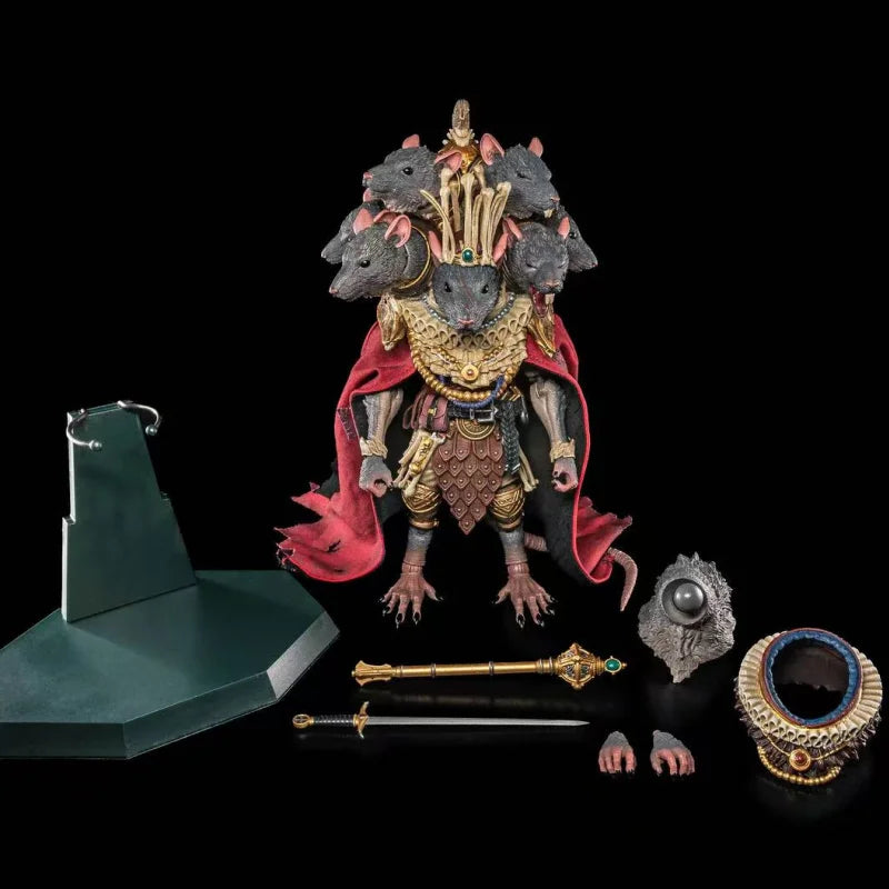 In Stock Genuine Four Horsemen Studios Mythic Legions Series: The Mouse King 1/12 Action Figure With Interchangeable Head