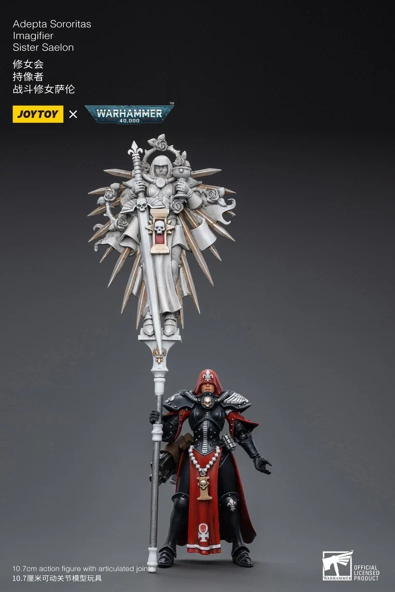 【In Stock】JOYTOY Warhammer 40K Adepta Sororitas Battle Sister 5PCS 1/18 Action Figure Model Toys