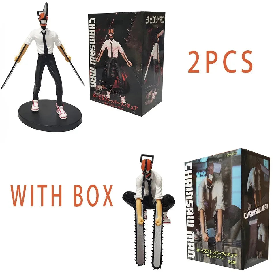 Chainsaw Man Denji Anime Figure Denji/Power Action Figure 1560 Chainsaw Man Denji Figurine Adult Collectible Model Doll Toy